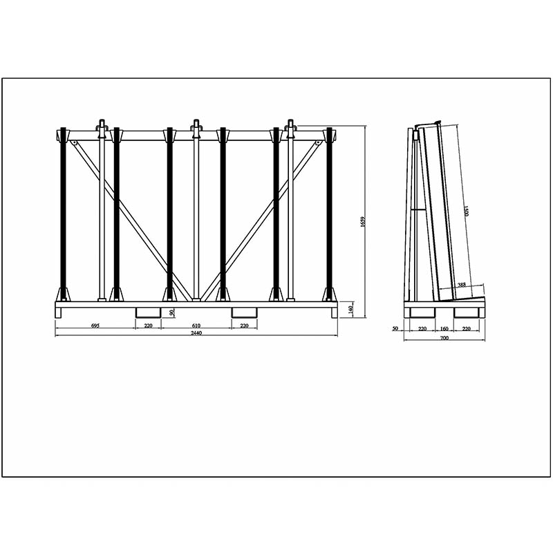Single Side Transport Rack SSTR2000