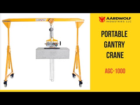 Преносим портален кран AGC1000 product demonstration video thumbnail - Watch tutorial on YouTube