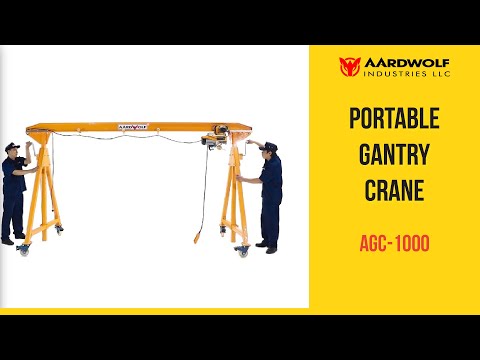 Преносим портален кран AGC1000 product demonstration video thumbnail - Watch tutorial on YouTube