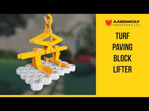 Повдигач за тревни блокчета TPBL600 product demonstration video thumbnail - Watch tutorial on YouTube