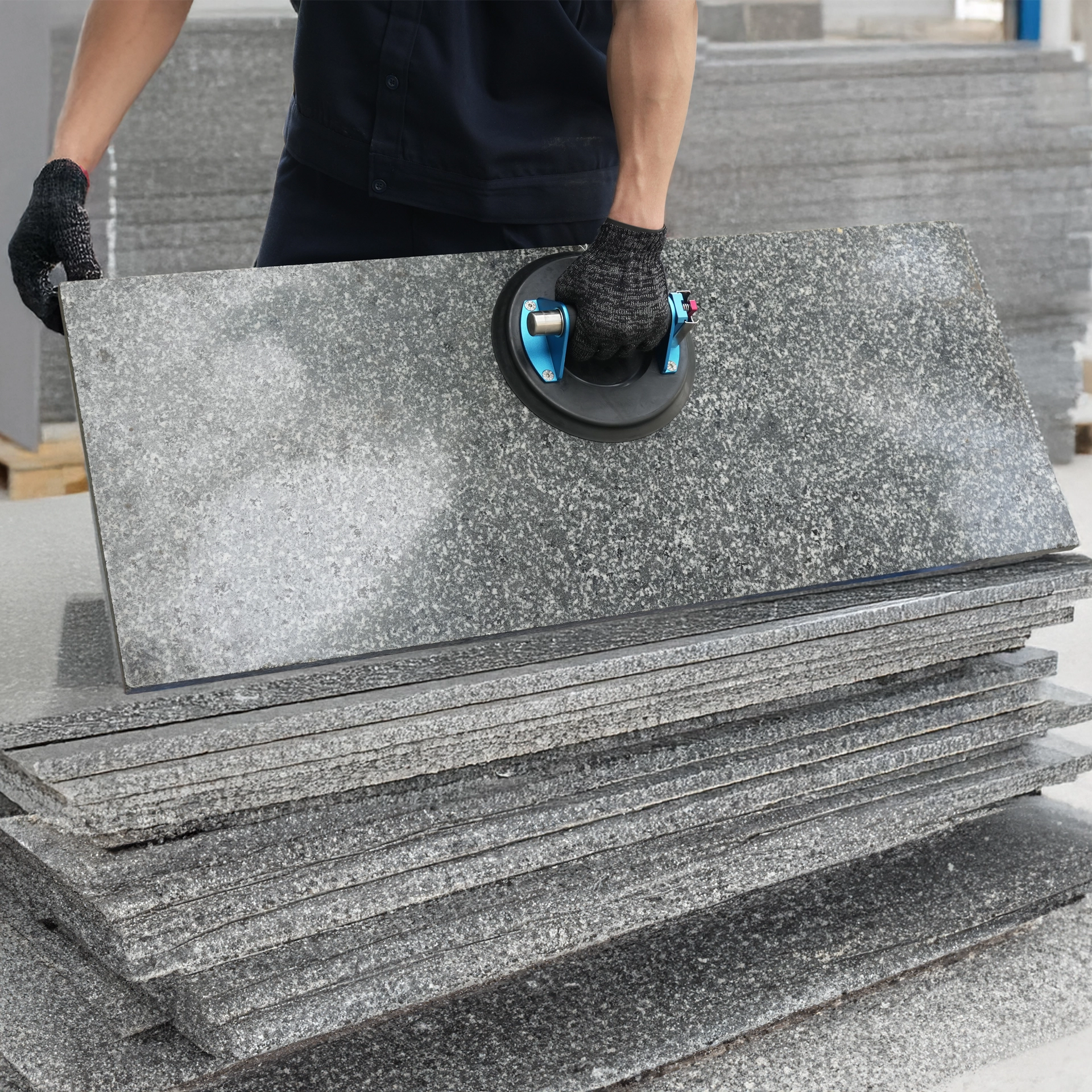 Ръчен вакуумен подемник с вендуза [HVC01]