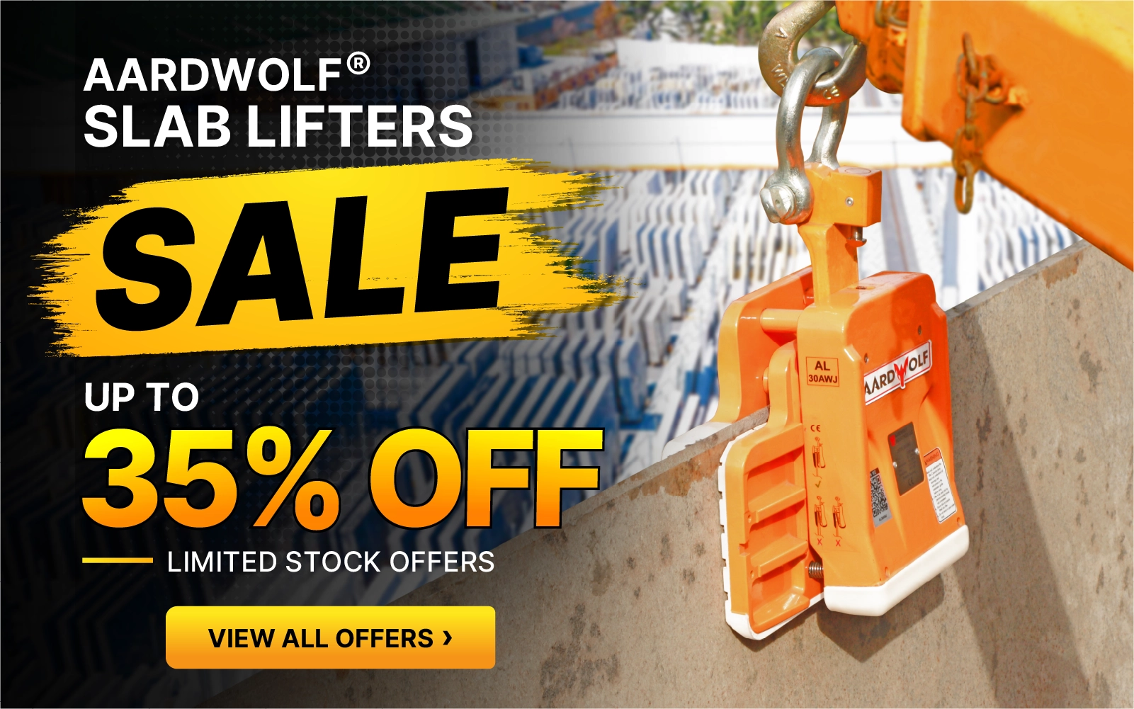 Aardwolf slab lifters sale: up to 35% off. View offers.